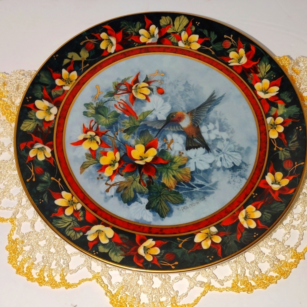Royal Doulton the Rufus hummingbird plate